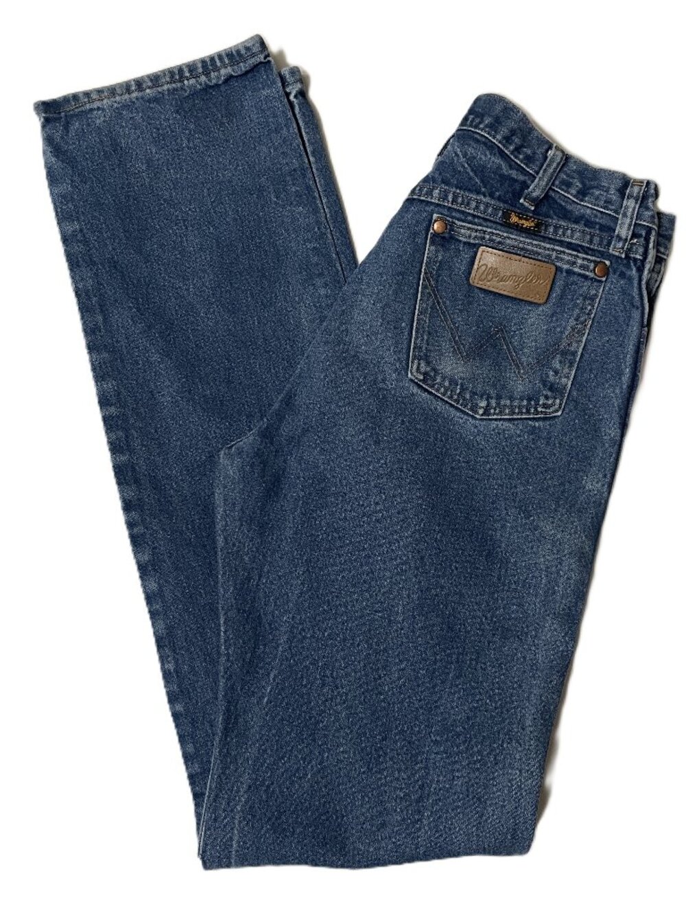 Wrangler 13MWZ Jeans Cowboy Cut 34x40 tag See Pics Blue Medium Wash 100% Cotton